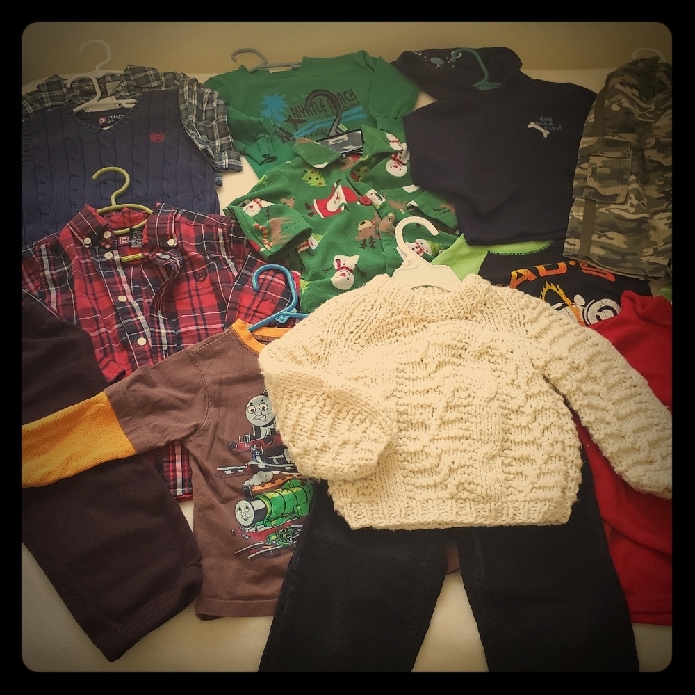 Lot of Toddler Boy Size 3T Fall/Winter Clothes